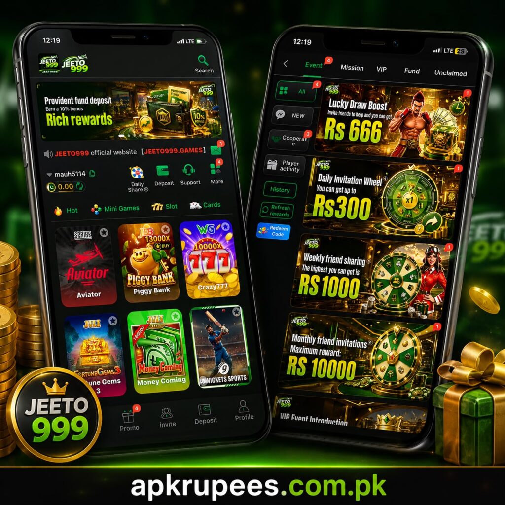 JEETO999 APK download, games, rewards and mobile app
